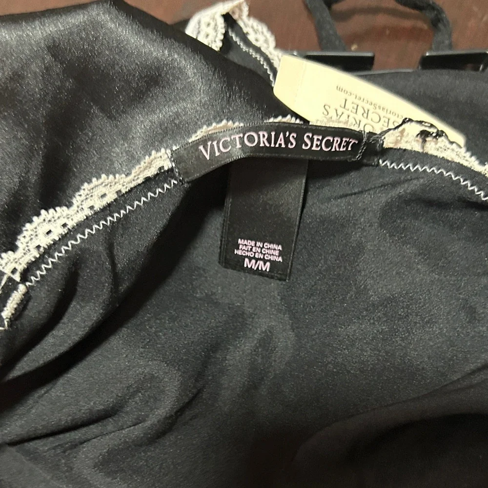 Victoria's Secret Black and White Chemise Slip M - Picture 5 of 5